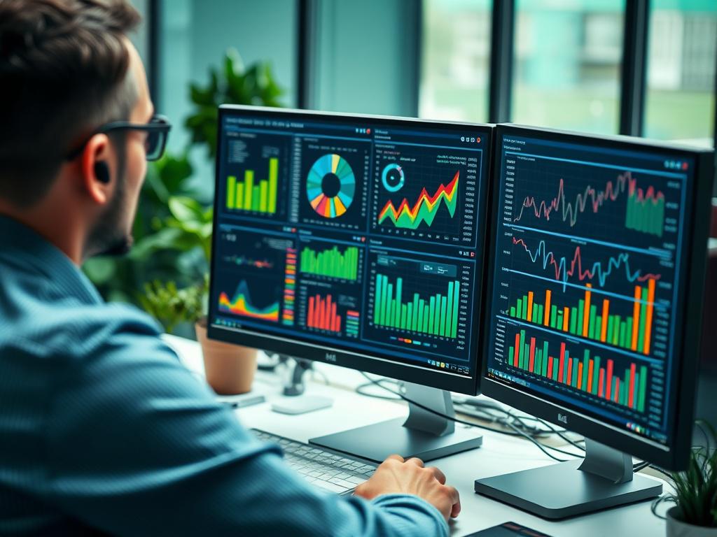 A close up shot of a computer screen displaying detailed